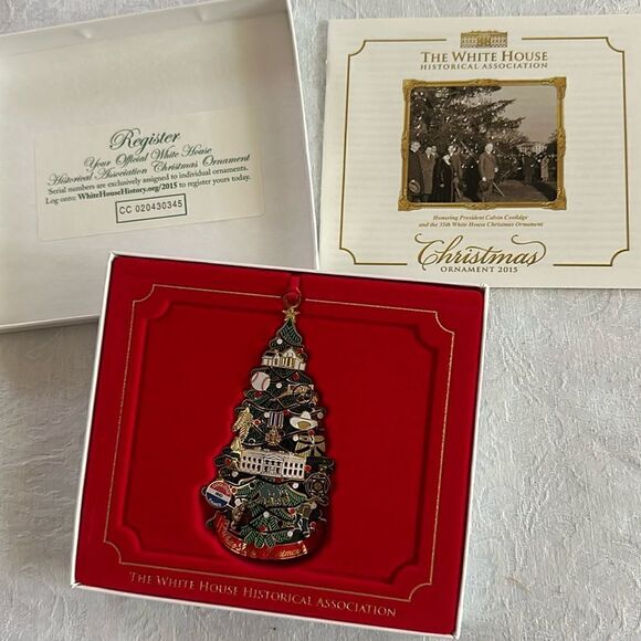 The White House Historical Association Christmas Ornament 2015 Collectible - Picture 2 of 7